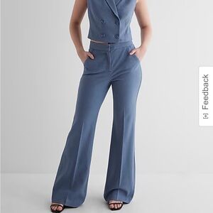 Express Editor High Waist Flare Trousers